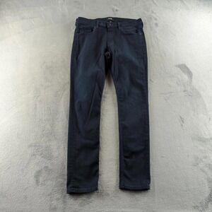 Paige Jeans Mens 34x30 (Fits 32x30) Blue Croft Dark Wash Slim Stretch Denim USA